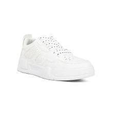 London Rag Panelling Detail Flatform Sneakers-White