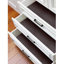 BIANCA Brown Washable Anti-Slip Shelf Liner