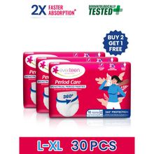 Everteen 3x10 Disposable Period Panties L-XL, Leak-Proof Overnight Protection, Buy 2 Get 1 Free