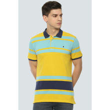 Louis Philippe Men Multi-Color Polo T-Shirt