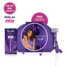 Gillette Venus Swirl Hair Removal Razor With A Free Travel Pouch