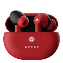 Boult Audio AirBass W40 with Quad Mic ENC, 48H Battery Life, Made in India (Berry Red)