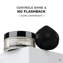 PAC Translucent Powder - Controls Shine, Prevents Flashbacks, Lightweight Setting Powder