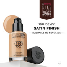 PAC Studio HD Liquid Foundation 1.2 - Lightweight Dewy Satin Finish, Medium to Buildable Coverage