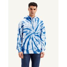 Levi's Mens Tie-Dye Blue Hoodie