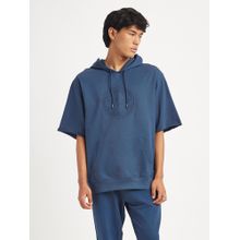 Levi's Mens Solid Blue Hoodie