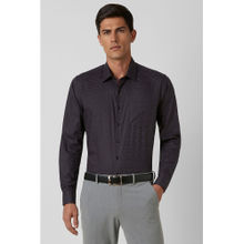Van Heusen Men Grey Slim Fit Printed Shirt