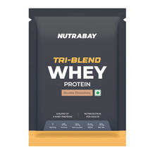 Nutrabay Tri Blend Whey Protein Powder - Double Chocolate