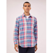 Bombay High Men's Comfort Fit Pure Cotton Check Casual Shirt