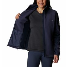 Columbia Womens Navy Omni-Wick Titan Pass 2.0 II Fleece Jacket