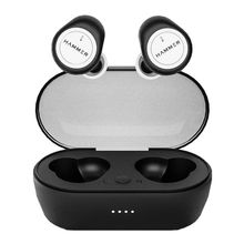 HAMMER Airflow Bluetooth Earphones (Tws) With Magnetic Charging Case In-Built Mic (White)