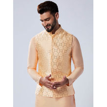 KISAH Men Nude Nehru Jacket