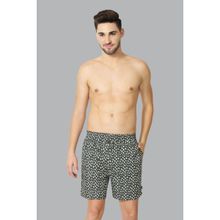 Van Heusen Men Elasticized Waistband & Printed Boxer Shorts - Grey