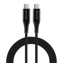 PowerUp 2m USB-C TO USB-C Charging and SYNC Cable 100W - Black