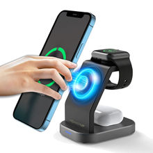PowerUp 3in1 Wireless Charger - Black (iPhone, Airpods and Apple Watch)