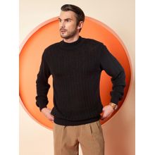 Club York Black High Neck Sweater