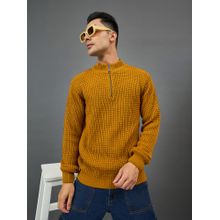 Club York Mustard Ribbed Sweater