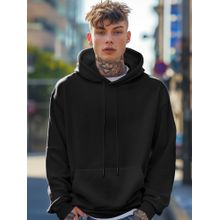 Bewakoof Heavy Duty 1.0 Men's Black Oversized Hoodies