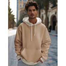 Bewakoof Heavy Duty 1.0 Men's Brown Oversized Hoodies