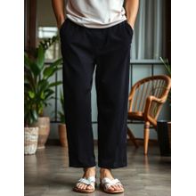 Bewakoof Men's Black Oversized Pyjamas