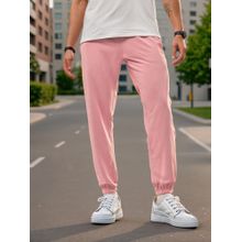 Bewakoof Men's Pink Oversized Joggers