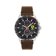 Scuderia Ferrari PILOTA EVO Chronograph Black Round Dial Men's Watch - 0830879