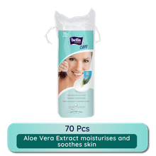 Bella Cotton Pads with Aloe vera Extracts, 100% Cotton, Double Sided, Nail Polish Removal