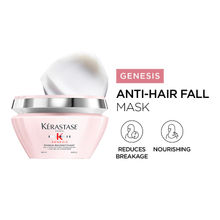 Kerastase Genesis Hair Mask For Medium To Thick Hair, Adds Strength & Reduces Hair Breakage