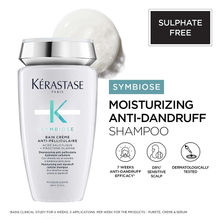 Kerastase Symbiose Creme Anti-Dandruff Shampoo, For Dry Sensitive Scalp, With Salicylic Acid