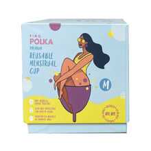 PINQ Polka Premium Reusable Menstrual Cup Size - M