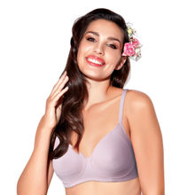 Enamor A042 Side Support Shaper Classic Bra - Supima Cotton Non-Padded Wirefree High Coverage-Pearl