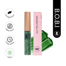 BOBI Glitter Eyeliner Green, Sparkle Finish, Waterproof, Smudgeproof, Quick Dry, Crisp Liner Finish