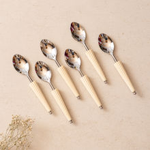 The Decor Remedy All Purpose Spoons -Set of 6 - Ivory Umbrella