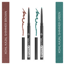 PERPAA Longwear Highly Pigmented Brown & Green Kohl Kajal Combo