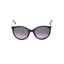 Carrera Sunglasses Carolina Herrera Dark Grey Shaded Lens Cat Eye Sunglass Full-Rim Black Frame - 205087807569O