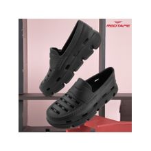 Red Tape Men EVA Comfort Black Loafers