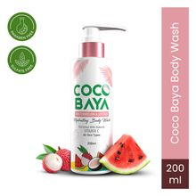Coco Baya Hydrating Body Wash, Lychee & Natural Vitamin C For All Skin Types, Deeply Cleanses