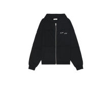 FLANEUR Cut And Sew Zip Up Hoodie