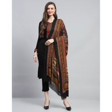 Monte Carlo Womens Printed Multi-Color Reversible Shawl