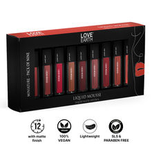 Love Earth Liquid Mousse Liquid Matte Lipstick 1.0 - Pack Of 9