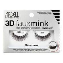 Ardell 3D Faux Mink Eyelash 858 Black - 70481