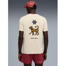 Puma Saysky Graphic Running T-Shirt - Off White