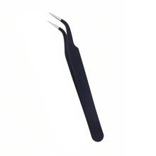Matra Curved Tweezer Fine Pointed Tip Precision Plucker For Eyebrow Shaping Facial Hair Removal