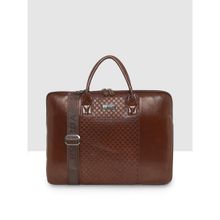 ESBEDA Tan Color Embossed Textured Laptop Sleeve for Unisex