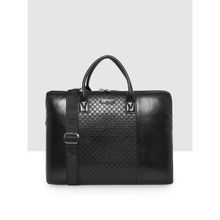 ESBEDA Black Color Embossed Textured Laptop Sleeve for Unisex