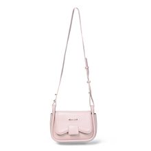Pelle Luxur Stylish Baby Pink Sling Bag for Women (S)