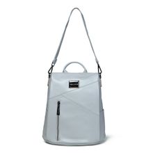 Pelle Luxur Stylish Light Grey Pack Bag for Women (M)