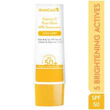 Wishcare Vitamin C Pure Glow Face Sunscreen SPF 50 PA++++