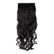 Stasia Street Clip-In 30 Inch Beach Wavy Natural Black Hair Extensions