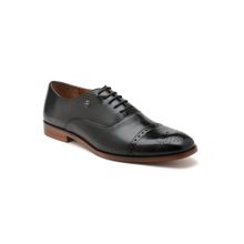 Arrow Men Vertex Black Oxfords